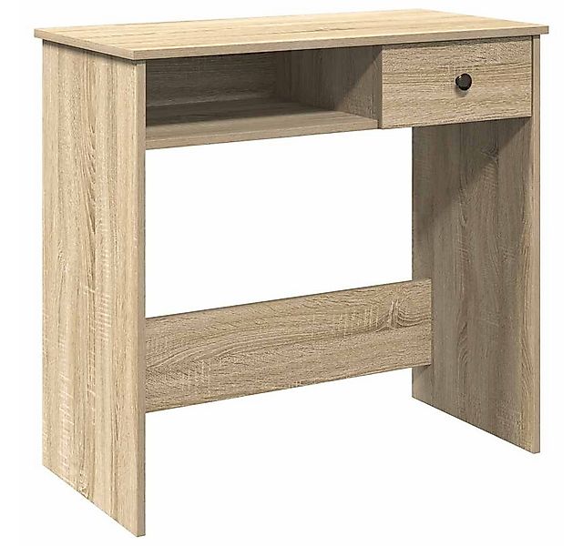 vidaXL Schreibtisch Schreibtisch Sonoma-Eiche 80x40x75 cm Holzwerkstoff günstig online kaufen