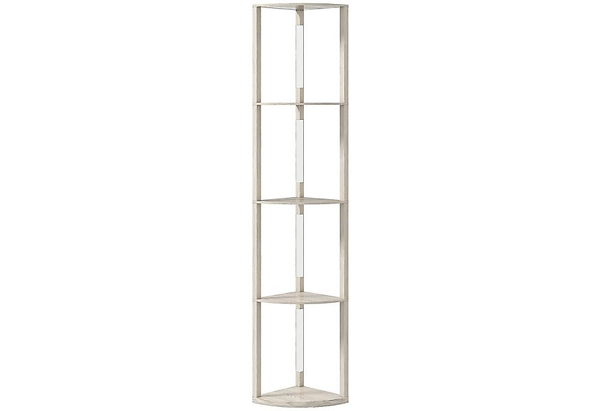 furnicato Deckenstrahler LED Standleuchte, Eckregal, dimmbar, 4 Ablagen, wa günstig online kaufen