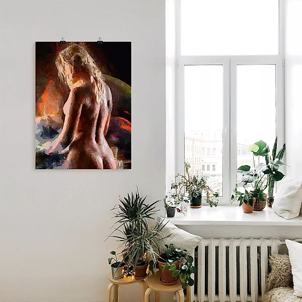 Artland Poster »Nackt von hinten«, Erotische Bilder, (1 St.), als Alubild, günstig online kaufen