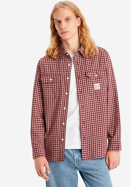 Levi's® Langarmhemd CLASSIC WORKER -WORKWEAR REDS mit 2 verschließbaren Bru günstig online kaufen