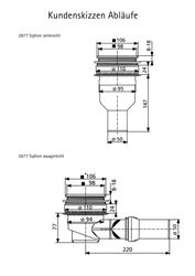 Schulte Ablaufgarnitur Ablauf ohne Deckel für günstig online kaufen