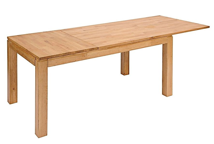 Main Möbel Esstisch Ausziehtisch 180(240)x90cm 'Freiburg' Wildeiche massiv günstig online kaufen