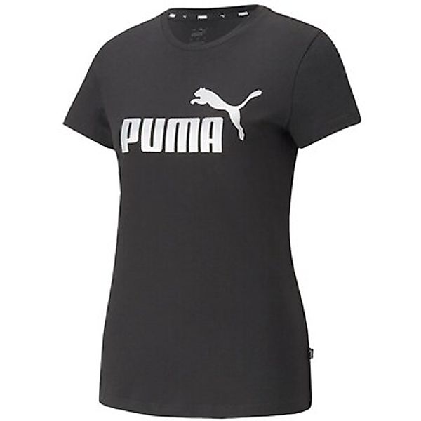 PUMA T-Shirt ESS+ METALLIC LOGO TEE Regular Fit, Kurzarm, Rundhalsausschnit günstig online kaufen