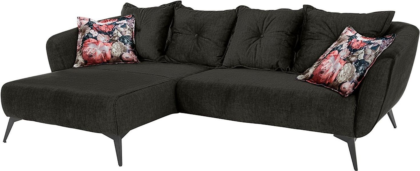 INOSIGN Ecksofa "Baggio romantische Polsterecke, bequem, Breite 277cm, L-Fo günstig online kaufen