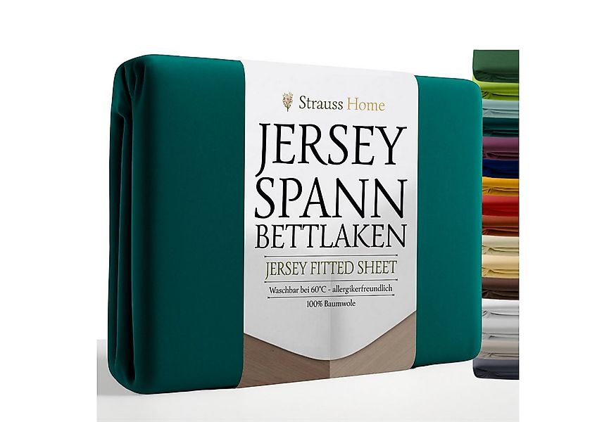 Strauss Home Spannbettlaken Premium, Gummizug: Rundumgummi, 150gr/m2 Premiu günstig online kaufen