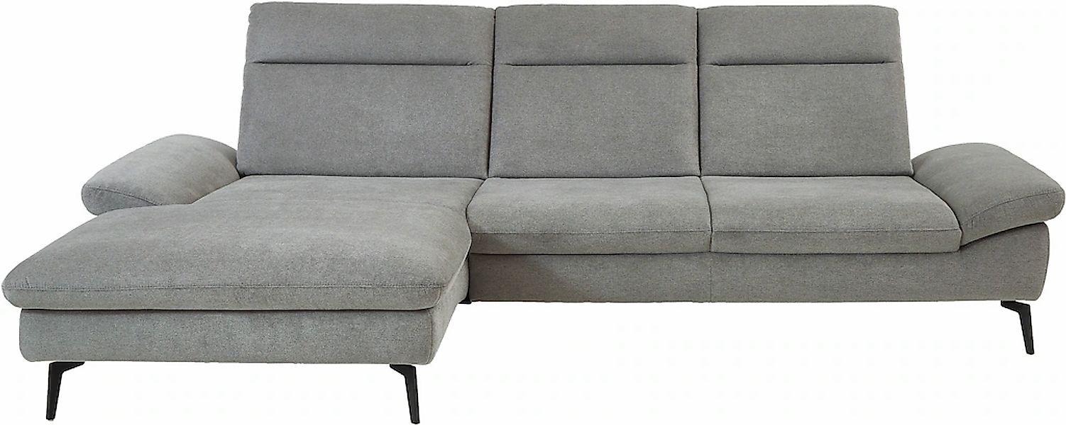 HUKLA Ecksofa "HU-HP22156 L-Form", inkl. Kopfpolsterverstellung, optional m günstig online kaufen