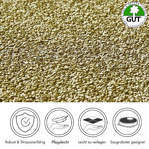 Andiamo Teppichboden "Verona, Velours, Made in Belgium" rechteckig 6 mm Höh günstig online kaufen
