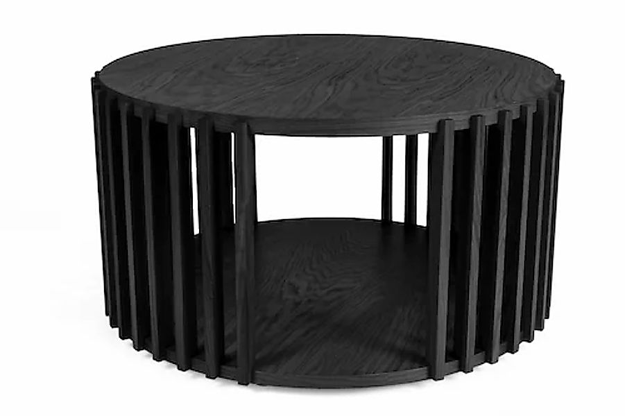 andas Couchtisch »Drum«, Holzfurnier aus Eiche, Sproßen aus massiver Eiche günstig online kaufen