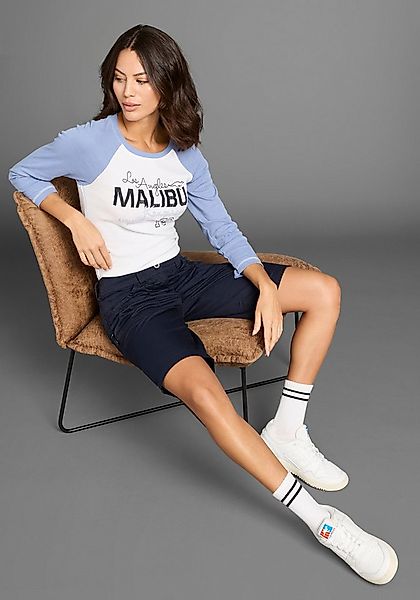 KangaROOS 3/4-Arm-Shirt College-Shirt mit Frontdruck günstig online kaufen