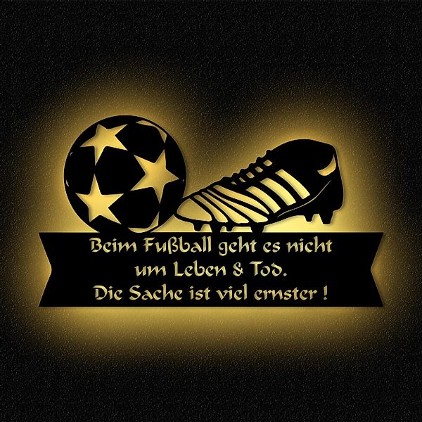 Namofactur LED Dekolicht LED Wandlampe Fußball günstig online kaufen