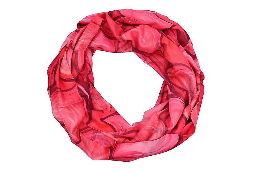 MIRROSI Loop Damen Schal mit Herzen-Muster Weich aus 100% Viskose, (ca. 170 günstig online kaufen