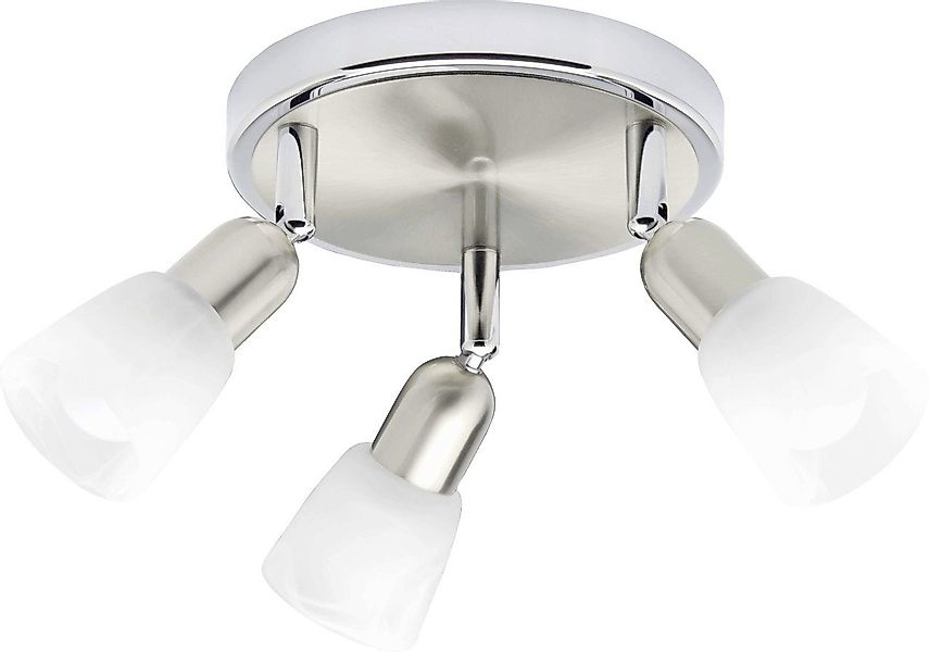 Brilliant LED Deckenstrahler Brilliant 3er Spot Rondell Sofia eisen-chrom Ø günstig online kaufen