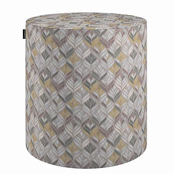 Pouf Barrel, grau-braun, ø40 cm x 40 cm, Arte (144-06) günstig online kaufen