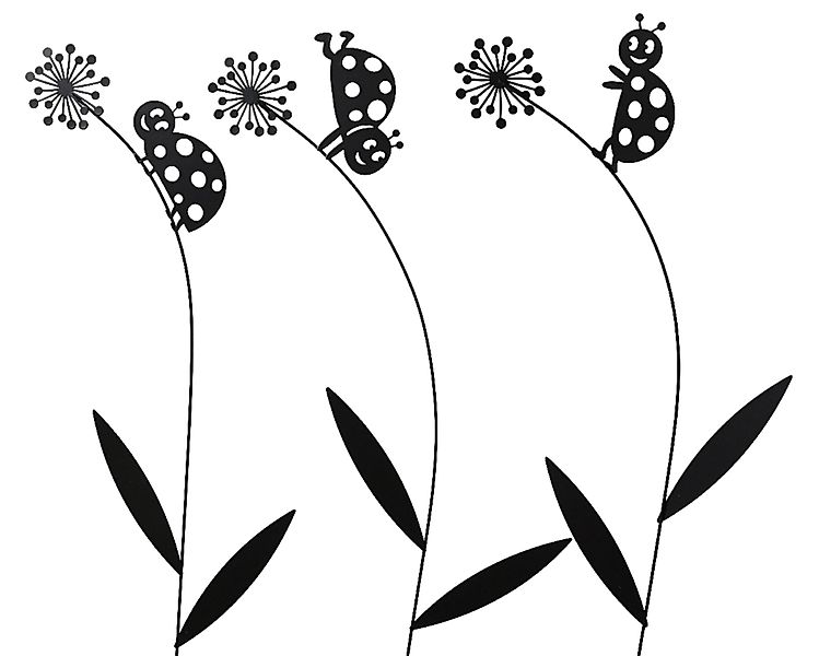 Decoris season decorations Gartenstecker Gartenstecker Blume günstig online kaufen