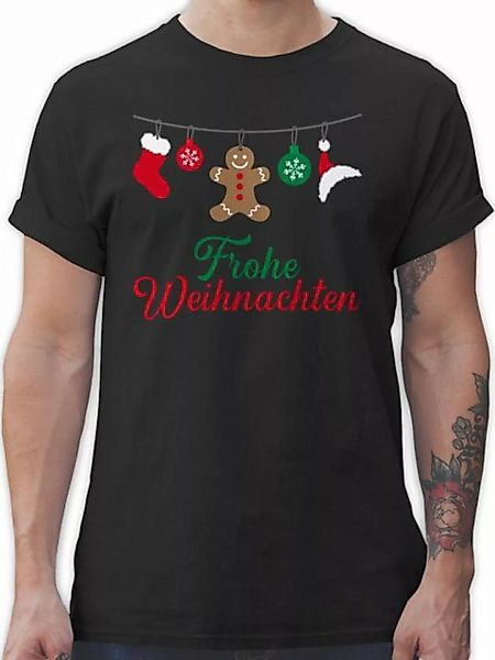 Shirtracer T-Shirt Frohe Weihnachten Weihachten Kleidung günstig online kaufen