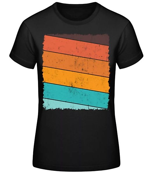 Retro Hintergrund Rechteck 4 · Frauen Basic T-Shirt günstig online kaufen