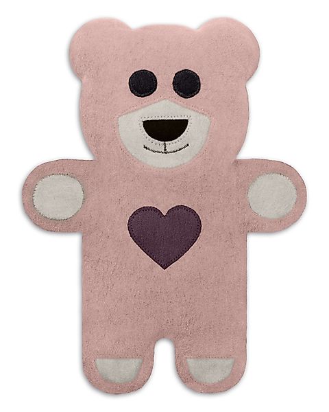 Wärmekissen Bär Teddy Koralle mit Herz günstig online kaufen