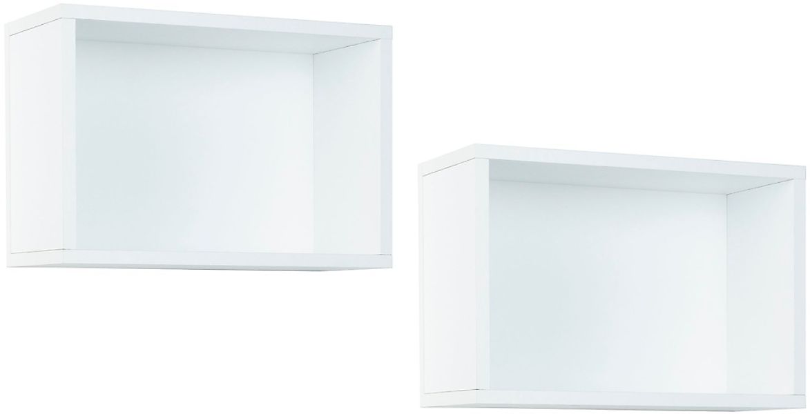 Wandregal 2er-Set Lina  Lina ¦ weiß ¦ Maße (cm): B: 40 H: 28 Regale > Wandr günstig online kaufen
