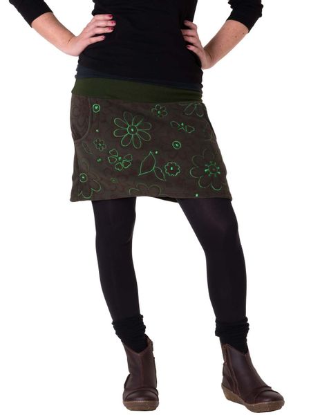 Vishes A-Linien-Rock Vishes Warmer Fleece Rock günstig online kaufen