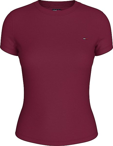 Tommy Jeans Kurzarmshirt TJW SLIM C-NECK TEE mit Logo-Stickerei günstig online kaufen