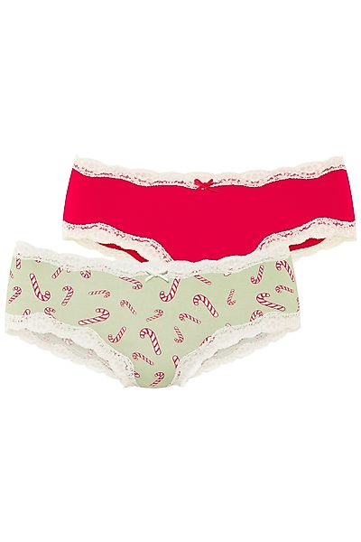 LASCANA Hipster (2er-Pack) mit feiner Spitze günstig online kaufen