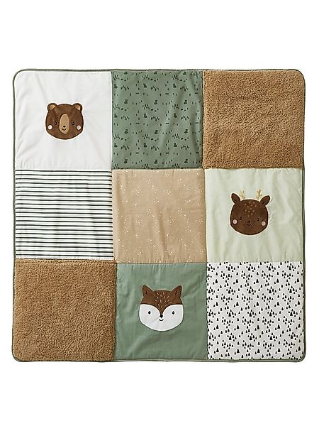 Babydecke Baby Spieldecke/ Laufstalleinlage GRÜNER WALD, vertbaudet, Patchw günstig online kaufen