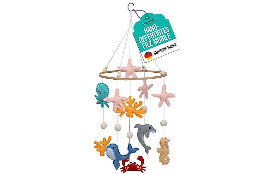 wortek Babymöbel-Set Baby Mobile Windspiel zum Aufhängen Ozean Welt, (Set, günstig online kaufen