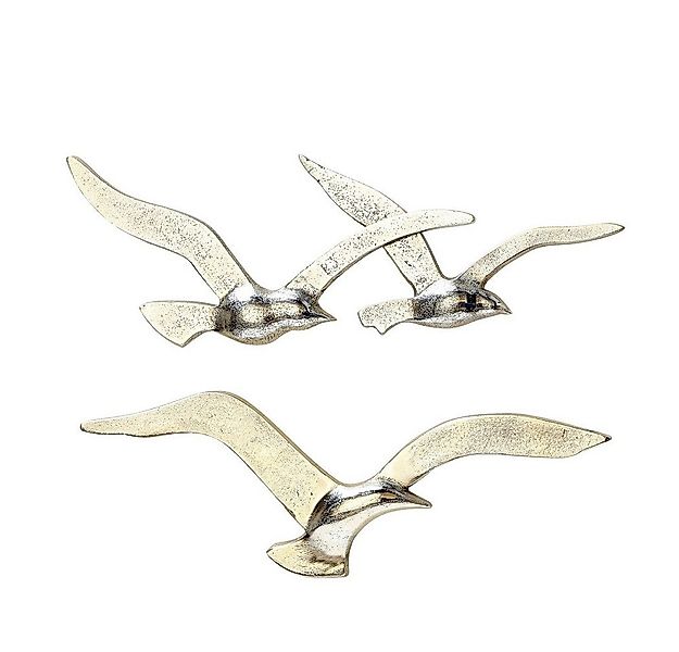 BOLTZE GRUPPE GmbH Hängedekoration Wandobjekt Vögel Vogel Möwe Silber Alumi günstig online kaufen