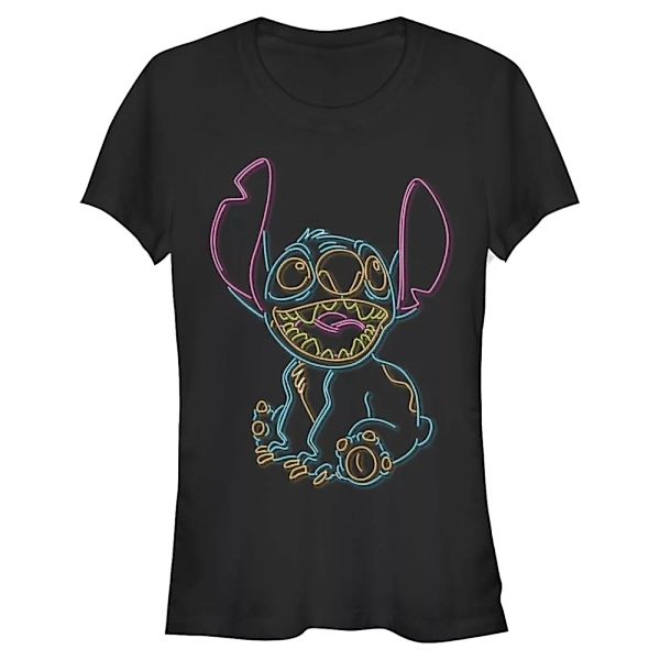 Disney Classics - Lilo & Stitch - Stitch Neon - Frauen T-Shirt günstig online kaufen