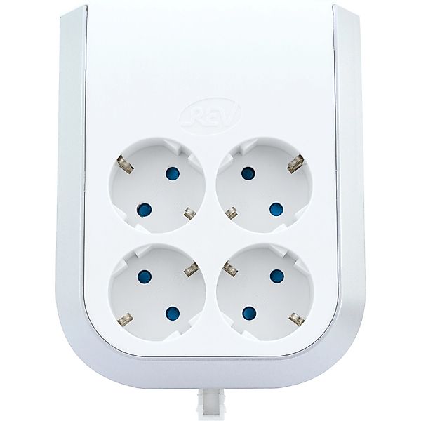 REV Ritter Steckdosenadapter MultiPower 4-fach EB Weiß günstig online kaufen