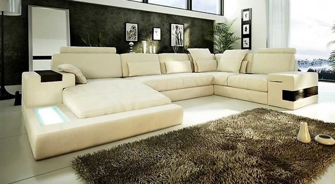JVmoebel Ecksofa Sofa Couch Polster U Form Wohnlandschaft Bellini Couchen X günstig online kaufen