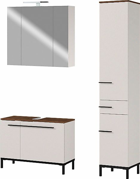 GERMANIA Badmöbel-Set Yonkers, Set bestehend aus Waschbeckenunterschrank, S günstig online kaufen