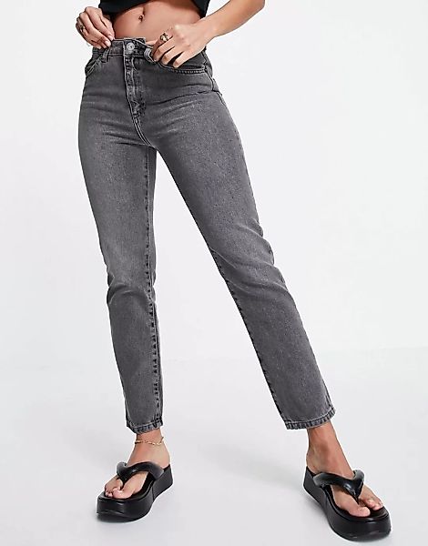French Connection – Stretch-Jeans in kurzem Schnitt und verwaschenem Grau günstig online kaufen