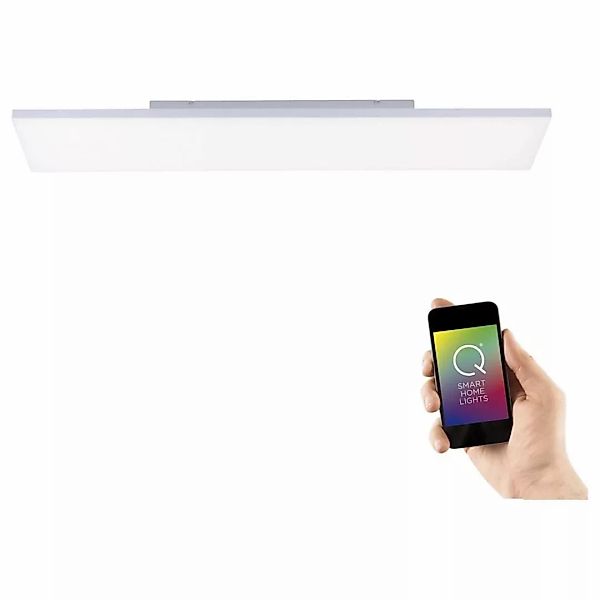 Q-Smart LED Deckenleuchte Q-Frameless in Weiß RGBW inkl. Fernbedienung 300x günstig online kaufen