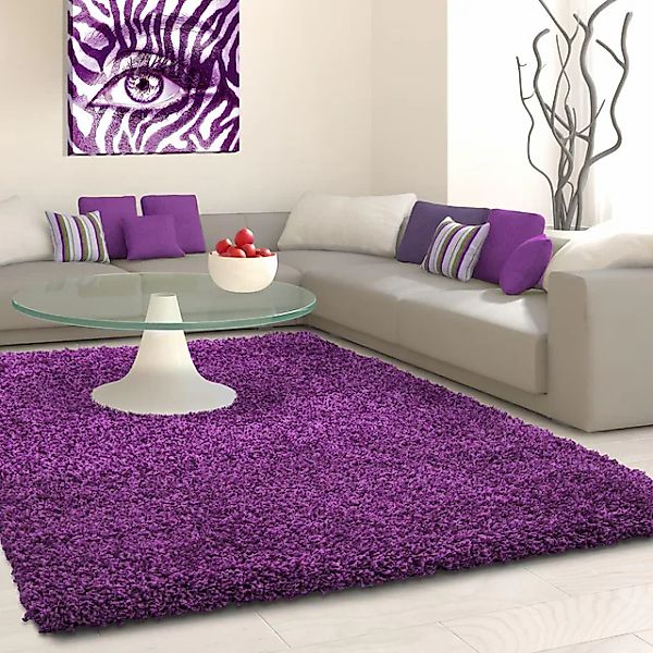 Ayyildiz Teppiche Hochflor-Teppich "Life Shaggy 1500" rechteckig 30 mm Höhe günstig online kaufen