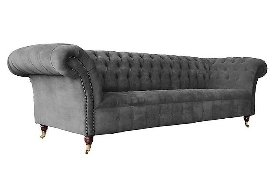 Xlmoebel Sofa Chesterfield XXL Großes Sofa Couch 4 Sitzer Polstermöbel Couc günstig online kaufen