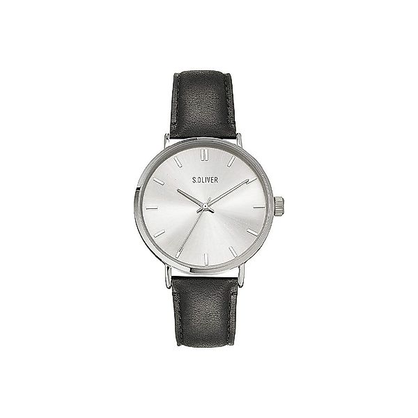 s.Oliver Quarzuhr s.Oliver Armbanduhr mit Kunstlederarmband günstig online kaufen