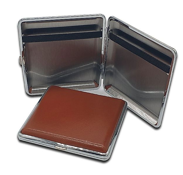 Coumo Aufbewahrungsbox Zigarettenetui, Echtleder, Leder, Vintage Klassik günstig online kaufen