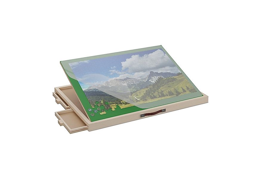 relaxdays Puzzleunterlage Neigbares Puzzlebrett bis 1000 Teile, (1-tlg) günstig online kaufen