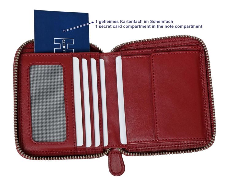 Elbleder Geldbörse 109 Carré umlaufender Reißverschluss günstig online kaufen