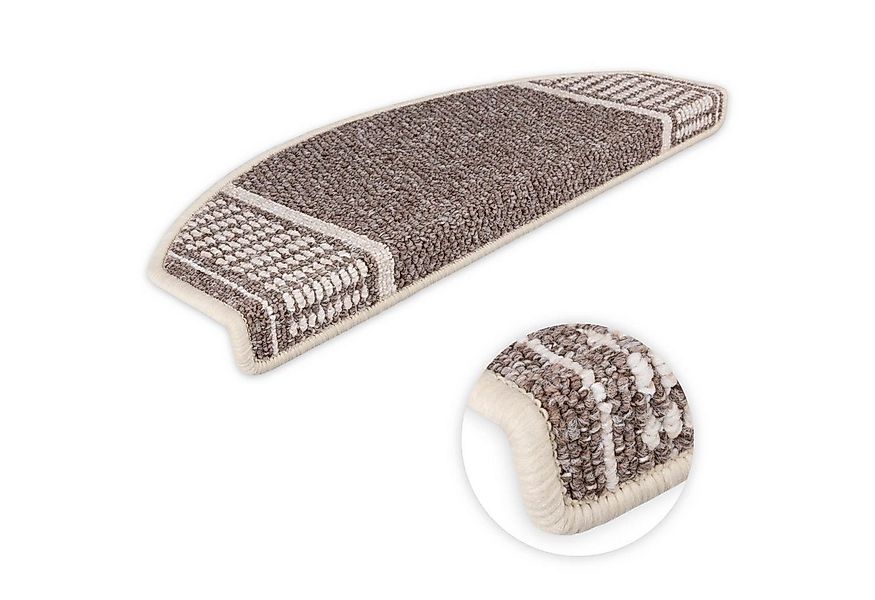 Metzker® Stufenmatte Stufenmatten Potsdam, Halbrund, Höhe: 6 mm, 15 Stück i günstig online kaufen