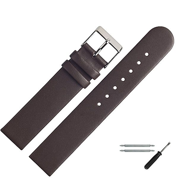 MARBURGER Uhrenarmband 20mm Leder günstig online kaufen