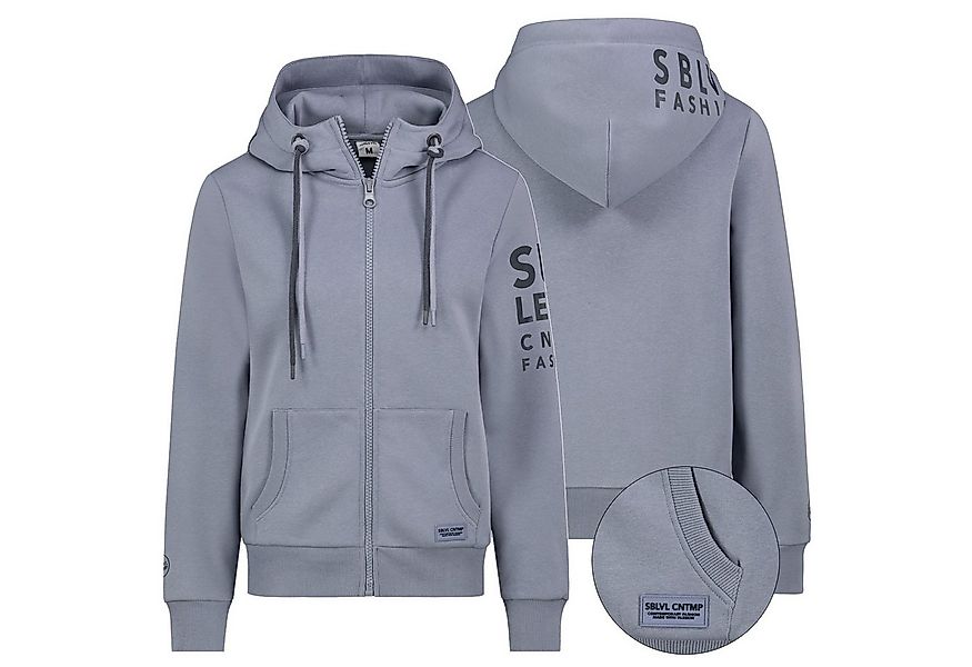 SUBLEVEL Sweatjacke Sweatjacke Hoodie Sweater Kapuzenpullover Übergangsjack günstig online kaufen