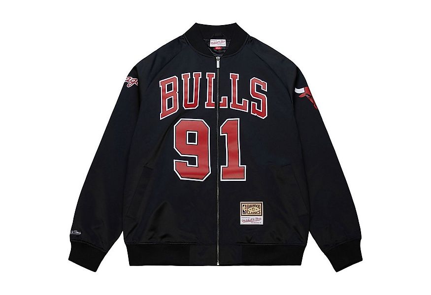 Mitchell & Ness Bomberjacke Satin MAXXED Chicago Bulls Dennis Rodman günstig online kaufen