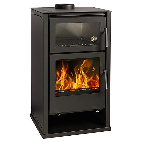 Haas+Sohn Küchenofen Fumo Stahl Schwarz 8,7 kW günstig online kaufen