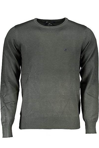 U.S. GRAND POLO Strickpullover Grünes Herren T-Shirt in Übergröße mit Stick günstig online kaufen