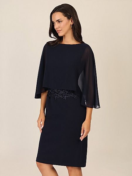 Apart Abendkleid in Lagenoptik mit Spitzenborte günstig online kaufen