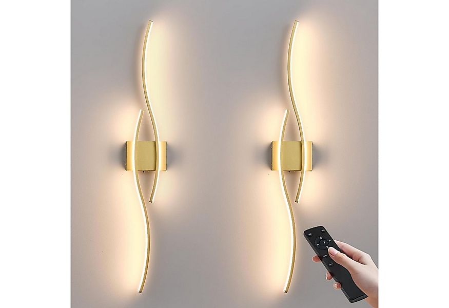 Rosnek Wandleuchte Kabellose LED Wandleuchte, wiederaufladbar, dimmbar mit günstig online kaufen