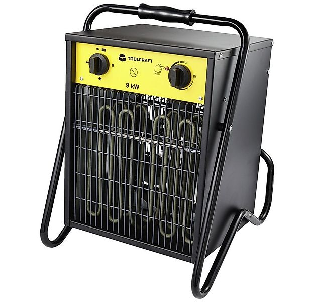 TOOLCRAFT Heizgerät TOOLCRAFT TO-8578338 Bauheizer 9000 W Schwarz/Gelb günstig online kaufen