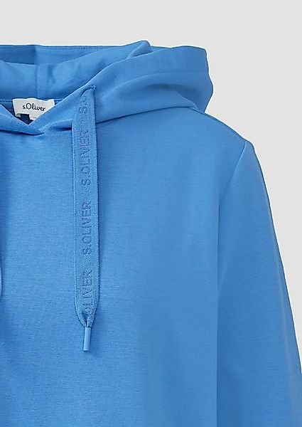 s.Oliver Sweatshirt RELAXED FIT: Hoodie aus Interlockjersey mit Logo-Hoodie günstig online kaufen